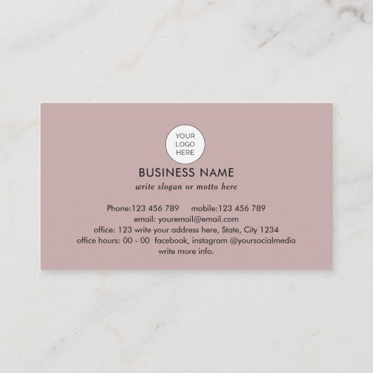 QR code professionele netwerkagent  Visitekaartje (Achterkant)