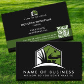 QR Code Professionele Tuin Lawn Care Landscaper Visitekaartje