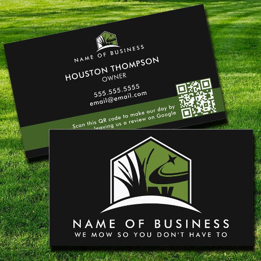 QR Code Professionele Tuin Lawn Care Landscaper Visitekaartje