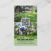 QR-code professionele Visitekaartje voor grasmaaie (Voorkant)
