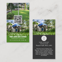 QR-code professionele Visitekaartje voor grasmaaie