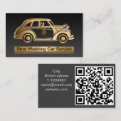 QR-code professionele visitekaartkaart Visitekaartje (Voorkant / Achterkant)