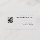 QR Code Professionele Vloeren en Tiler Visitekaartje (Achterkant)