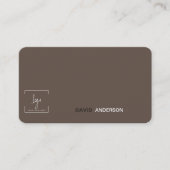 QR Code Professionele Zakelijke logo Modern Stijlv Visitekaartje (Voorkant)