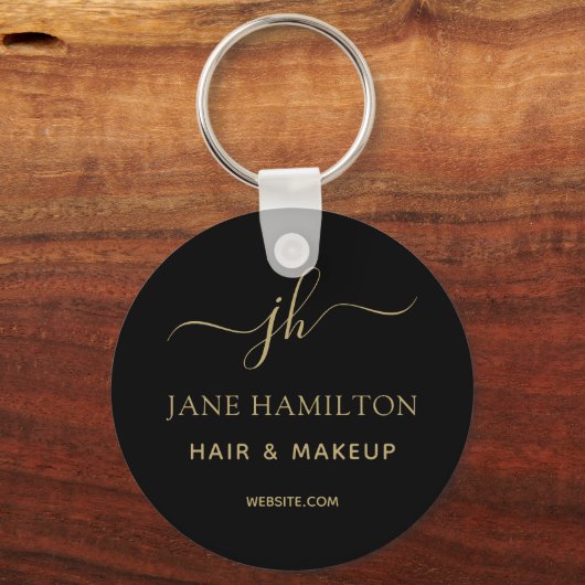 QR Code Promotie Bedrijfsnaam Sleutelhanger (Voorkant)