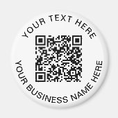 QR-code Promotie Magneet (Voorkant)