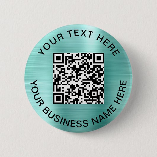 QR-code promotiemunt Ronde Button 5,7 Cm (Voorkant)
