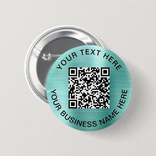 QR-code promotiemunt Ronde Button 5,7 Cm (Voorkant /achterkant)