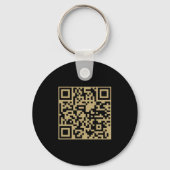 QR-code promotionele bedrijfsnaam Sleutelhanger (Achterkant)