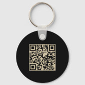 QR-code promotionele bedrijfsnaam Sleutelhanger (Achterkant)