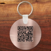 QR Code Promotionele Zakelijke Naam Sleutelhanger (Achterkant)