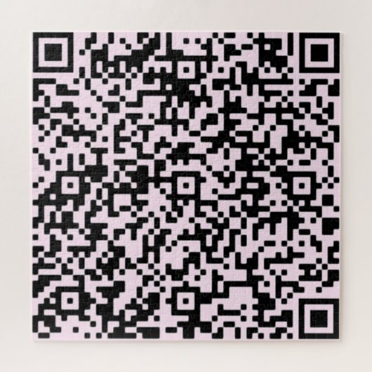 QR Code Puzzle - Moderne Gepersonaliseerde Legpuzzel (Horizontaal)