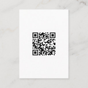 QR-code (Quick Response Code) - zwart wit Visitekaartje