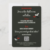 QR-code rammelt sommige Botten! Halloween Kaart (Achterkant)