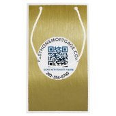 QR Code Realtor Mortgage Company Klein Cadeauzakje (Achterkant)