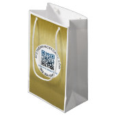 QR Code Realtor Mortgage Company Klein Cadeauzakje (Voorkant Gekanteld)