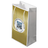 QR Code Realtor Mortgage Company Klein Cadeauzakje (Achterkant Gekanteld)