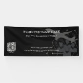 QR Code Rechthoek Bedrijfswinkel Indoor Outdoor Ba Spandoek (Horizontaal)