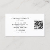 QR-code Reiki Master Visitekaartje (Achterkant)