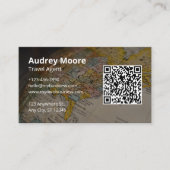 QR-code reisagent Visitekaartje (Voorkant)