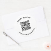QR-code Restaurant Sticker (Envelop)