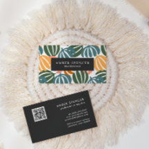 QR CODE RETRO VERLAAT GROOVY BOTANICAL