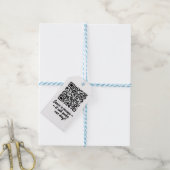 QR Code Review Cadeaubonnetje Cadeaulabel (Met Touw)