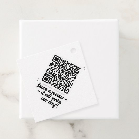 QR Code Review Gift Label (In situ)