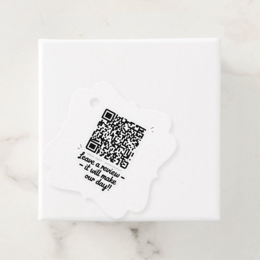 QR Code Review Gift Label (In situ)