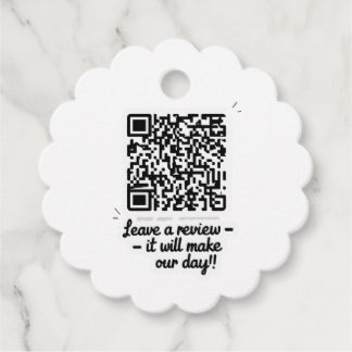 QR Code Review Gift Label