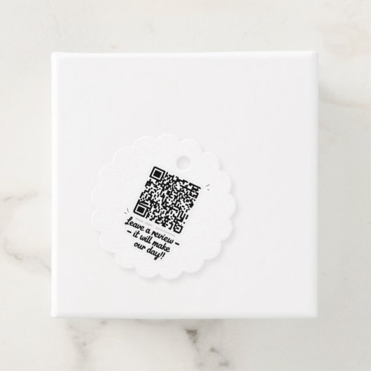 QR Code Review Gift Label (In situ)