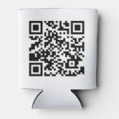 Qr-code RickRoll Gif Blikjeskoeler (Voorkant)