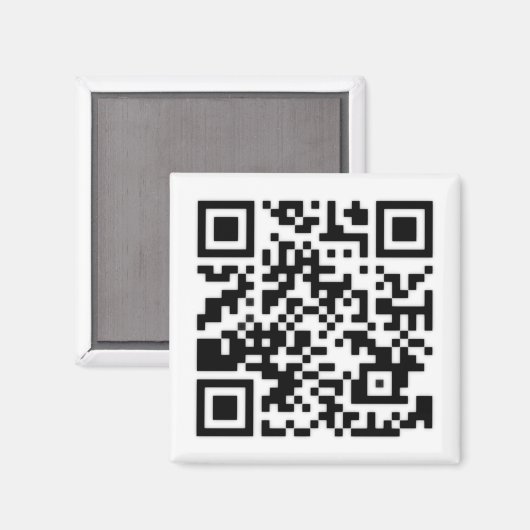 Qr-code RickRoll Gif Magneet (Voorkant / Achterkant)