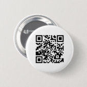 Qr-code RickRoll Gif Ronde Button 5,7 Cm (Voorkant /achterkant)