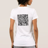 Qr-code RickRoll Gif T-shirt (Achterkant)