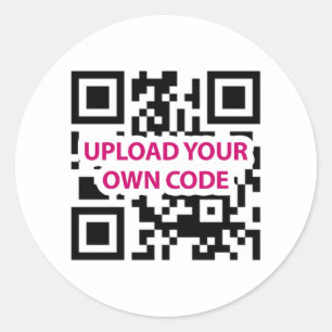 QR-code  Ronde Sticker