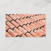 QR Code Roofing Services Visitekaartje (Voorkant)