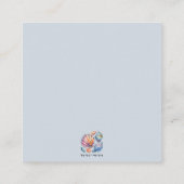 QR-code RSVP Beach Ocean Tropical Wedding Insert Informatiekaartje (Achterkant)