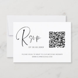 QR-code RSVP bruiloft Website legant