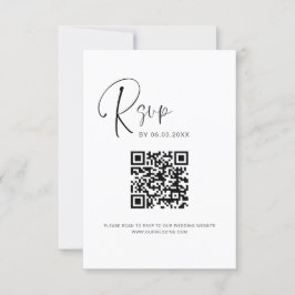 QR-code RSVP bruiloft Website legant