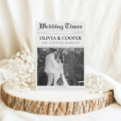 QR Code RSVP Details Nieuwsblad Trouwen Kaart