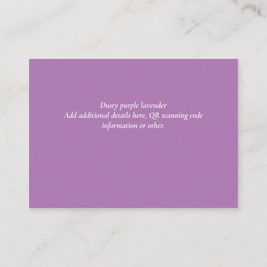 QR CODE RSVP GIFTS DETAILS Website bruiloft Informatiekaartje (Achterkant)