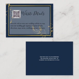 QR CODE RSVP GIFTS DETAILS Website bruiloft Informatiekaartje
