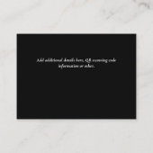 QR CODE RSVP GIFTS DETAILS Website bruiloft Informatiekaartje (Achterkant)