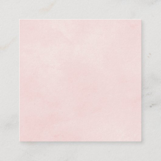 QR-code RSVP grens bevlekte zachte roze bruiloft Informatiekaartje (Achterkant)