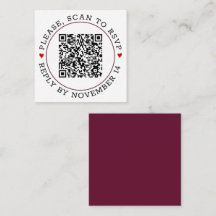 QR-code RSVP-grensgebied met vuurwapens met een br