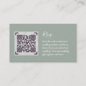 QR CODE RSVP Huwelijksdetails Accommodatie Cadeaus Informatiekaartje (Voorkant)