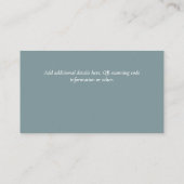 QR CODE RSVP Huwelijksdetails Accommodatie Cadeaus Informatiekaartje (Achterkant)