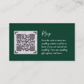 QR CODE RSVP Huwelijksdetails Accommodatie Cadeaus Informatiekaartje (Voorkant)