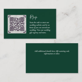 QR CODE RSVP Huwelijksdetails Accommodatie Cadeaus Informatiekaartje